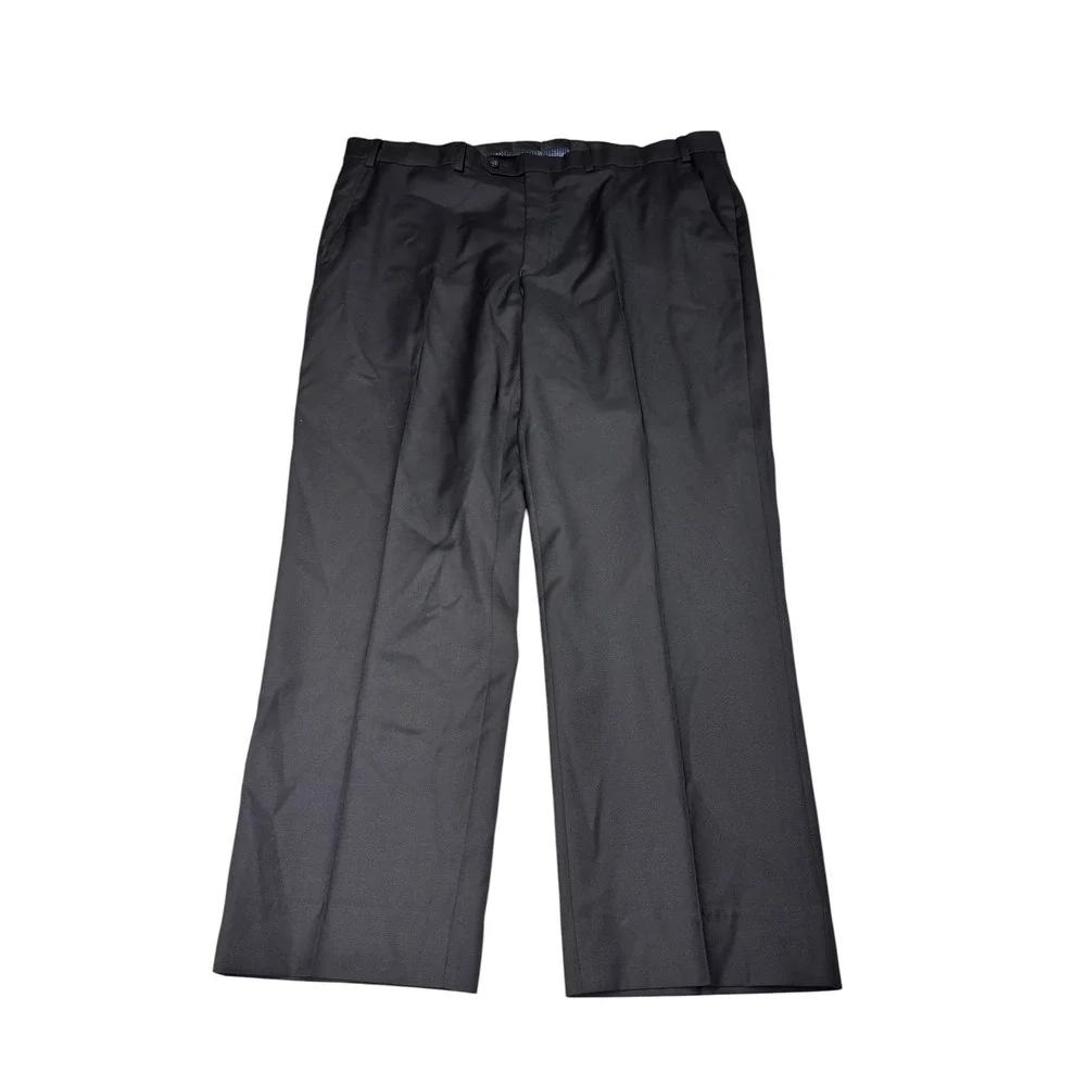 Lauren Ralph Lauren Mens 2-Piece Suit Black Wool Blend 44R W40 L28 Jacket Pants